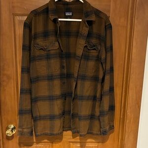 Patagonia Brown Plaid Shirt
